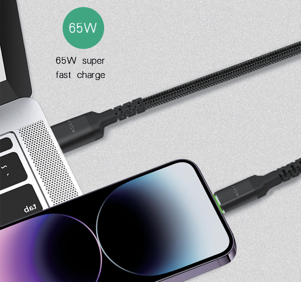 Asli Global Power Wire Max USB-A to Lightning 2M | Black Asli Global Power Wire Max USB-A to Lightning 2M | Black